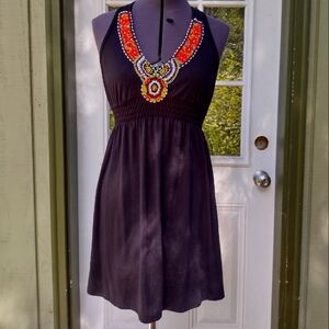 American rag dress sz s black with beads